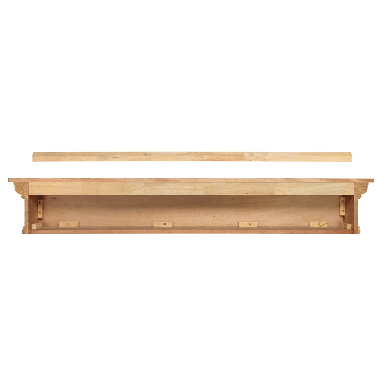 60" Savannah Fireplace Shelf by Pearl Mantels - Unfinished