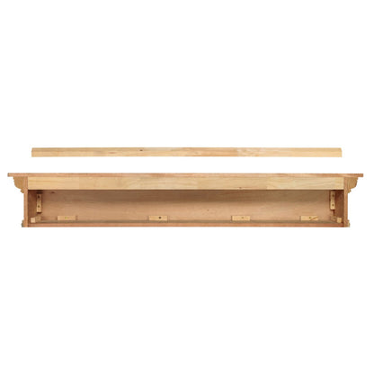 60" Savannah Fireplace Shelf by Pearl Mantels - Unfinished