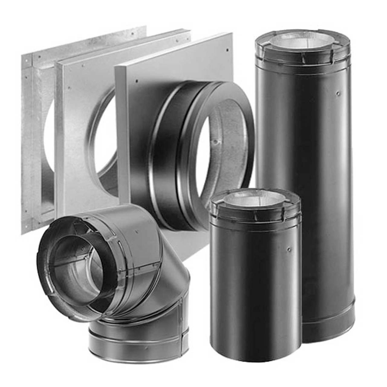 DirectVent Pro 4'' x 6 5/8'' Horizontal Termination Kit C - 46DVA