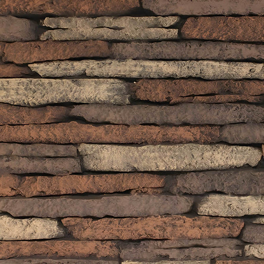 White Mountain Hearth Liner, Stacked Limestone, Ceramic Fiber, 36-inch VBP36T2G