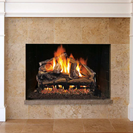 18''-30'' Peterson Real Fyre Rugged Split Oak Vented Gas Log Kit