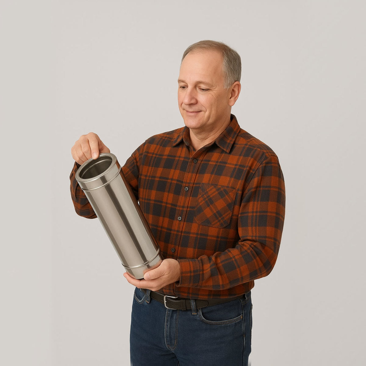 6" X 6" Ventis Class-A Stainless Steel Chimney Pipe - VA304-0606