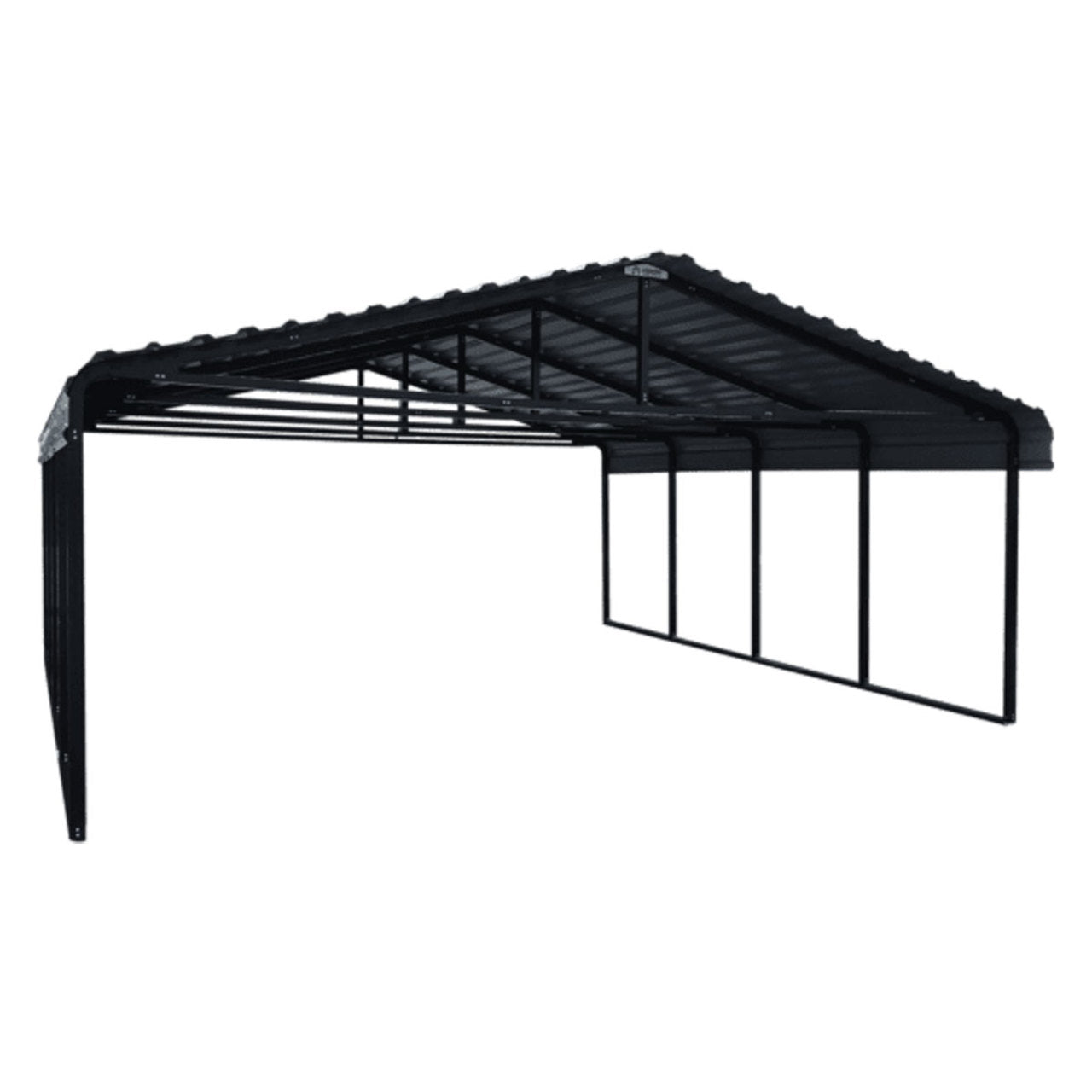 Arrow Carport 20 x 20 x 7 Ft. - Eggshell
