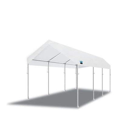 King Canopy  10' x 20' White 8 Leg Canopy