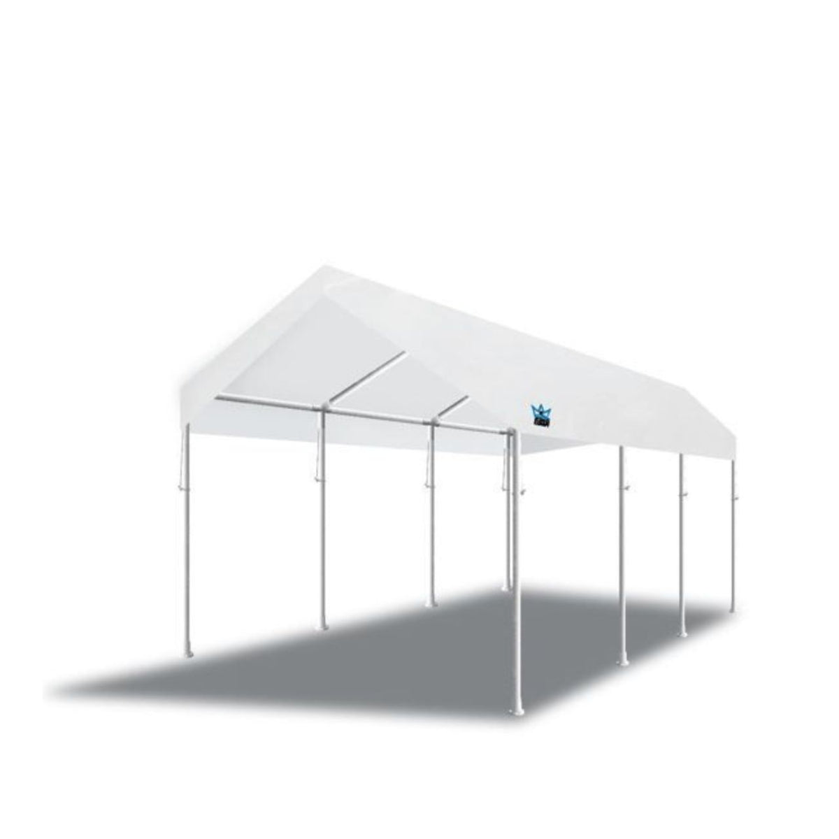 King Canopy  10' x 20' White 8 Leg Canopy