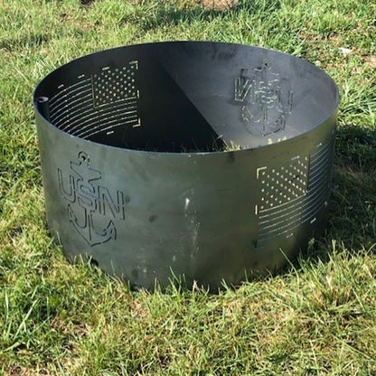 30" Wood Burning Firepit Rings - Multiple Design Options