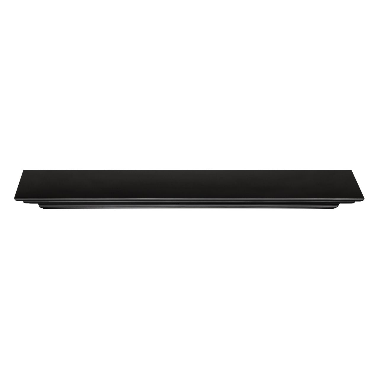 60" Crestwood MDF Fireplace Shelf by Pearl Mantels - Black Paint Finish