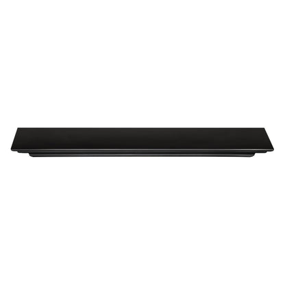 60" Crestwood MDF Fireplace Shelf by Pearl Mantels - Black Paint Finish