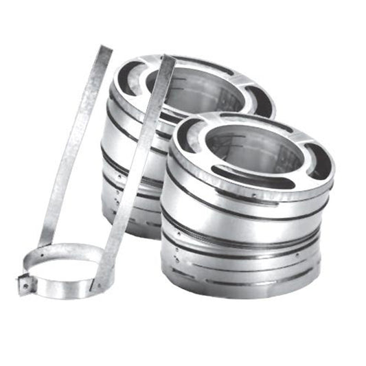 8" DuraPlus 30 Degree Stainless Steel Elbow - Set of Two