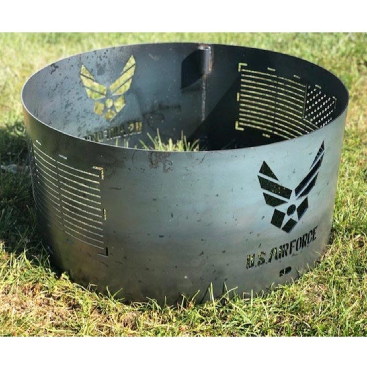 30" Wood Burning Firepit Rings - Multiple Design Options