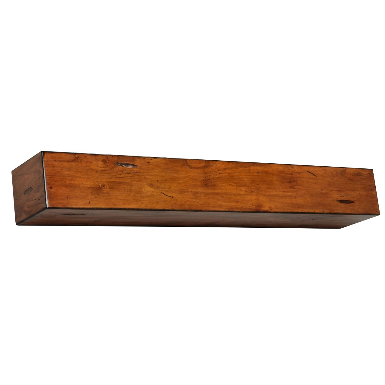 60" Lexington Fireplace Shelf by Pearl Mantels - Medium Rustic Finish