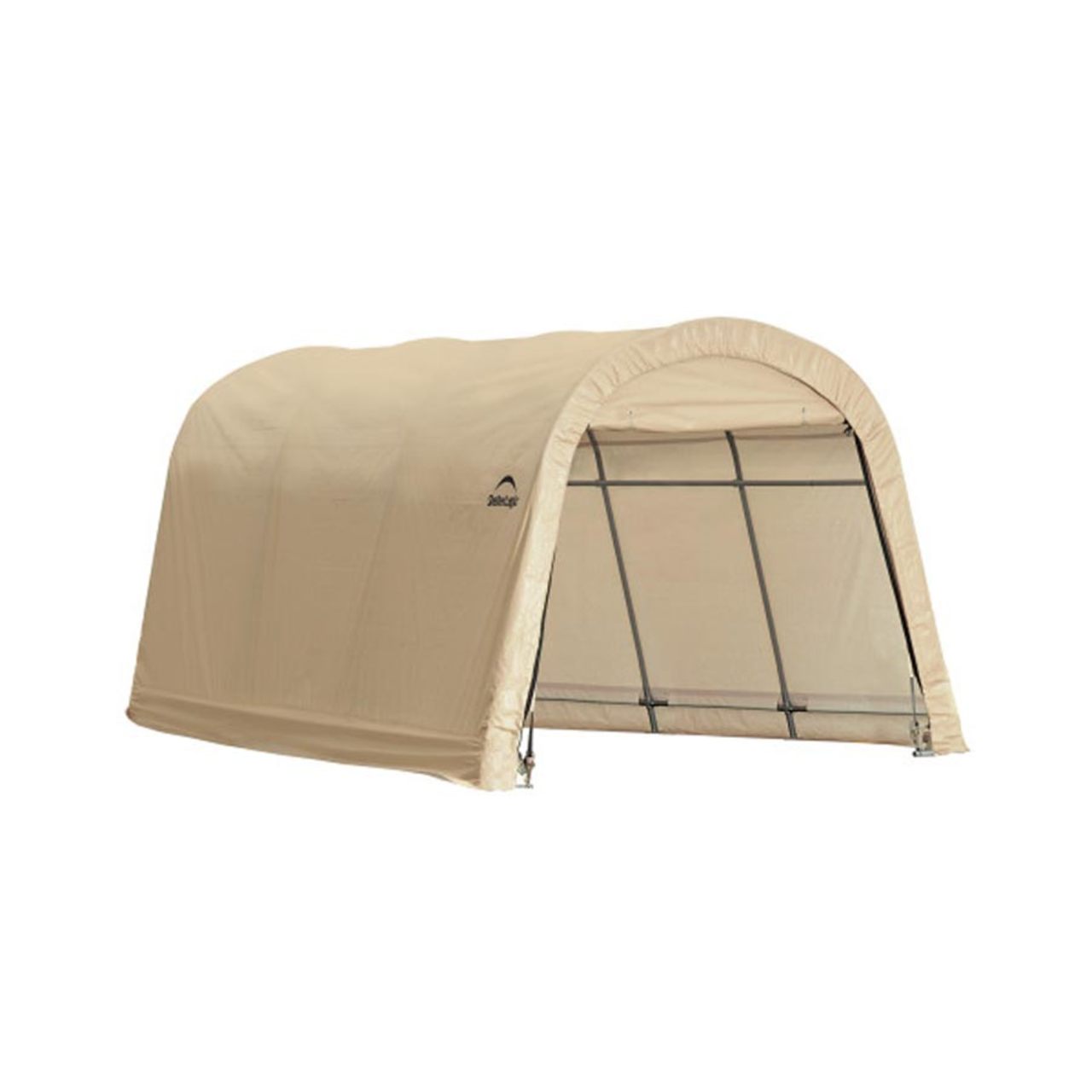 AutoShelter 10' x 15' Tan Roundtop Garage