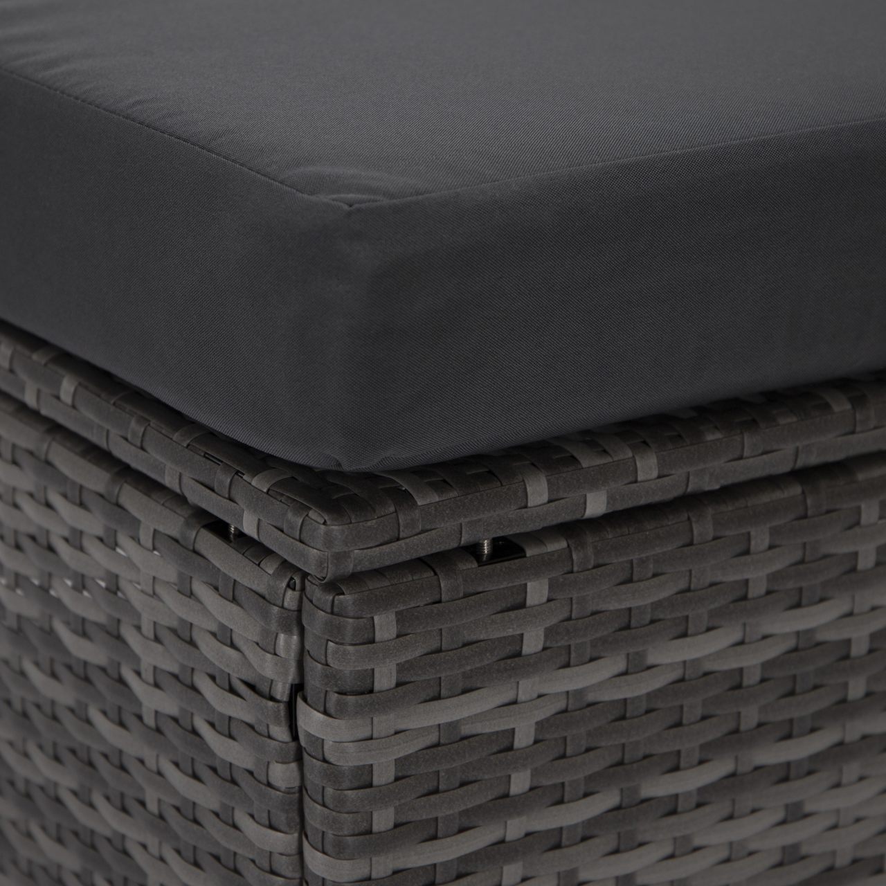 FiveOaks Ashford Patio Collections Ottoman in Dark Gray - Set of 2