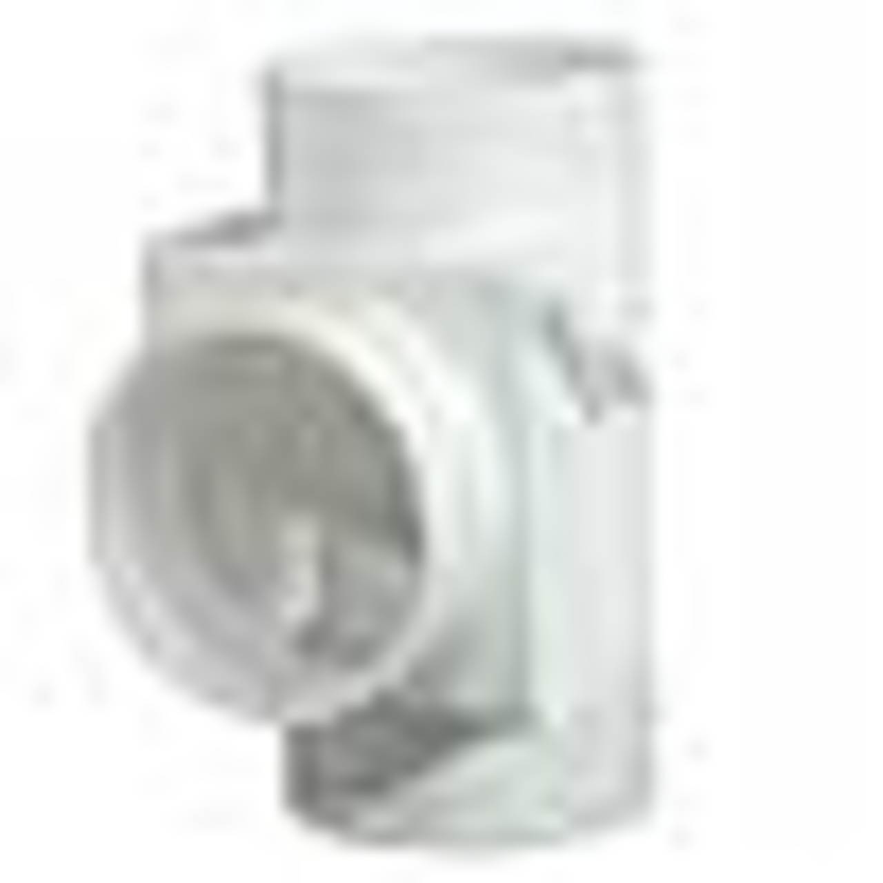 4" White Dryer Vent Heat Saver