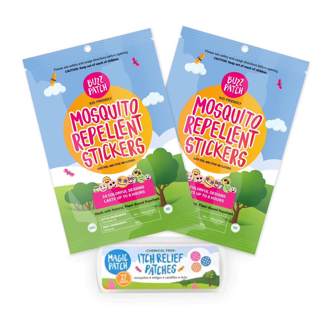 Buzz Patch Basics Protection Bundle - 3 Pack
