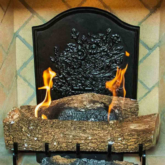 Bouquet Cast Iron Fireback - 20 " H x 17" W