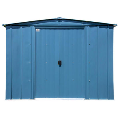 Arrow Classic Steel Storage Shed 8 x 6, Blue Gray