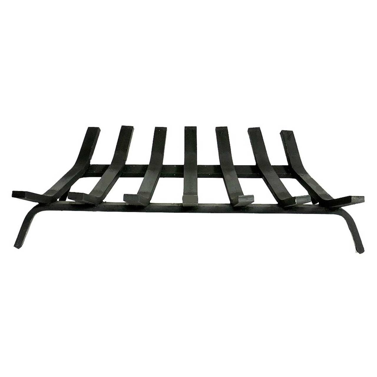 24" Black Lifetime Fireplace Grate - Zero Clearance Style - LG42