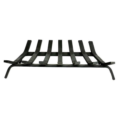 24" Black Lifetime Fireplace Grate - Zero Clearance Style - LG42