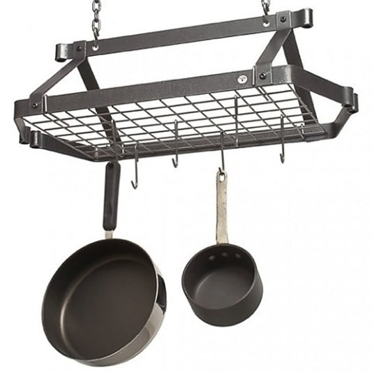 Decor Retro Rectangle Rack-Hammered Steel