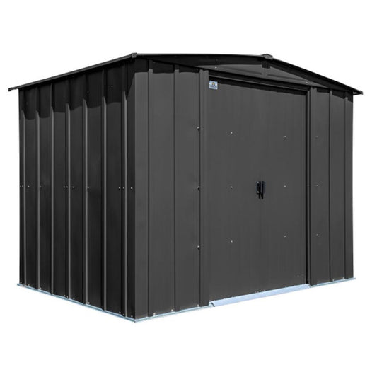 Arrow Classic Steel Storage Shed 8' x 6, Charcoal