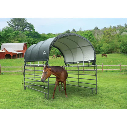 Corral 10 x 10 Livestock Shelter - Green