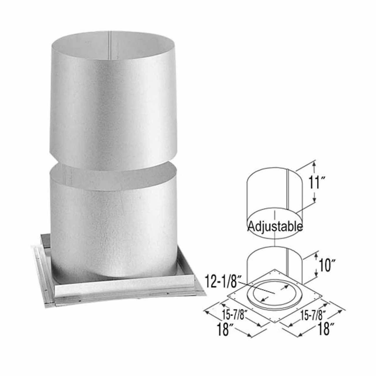 10" DuraTech Firestop Shield - 10DT-FRS