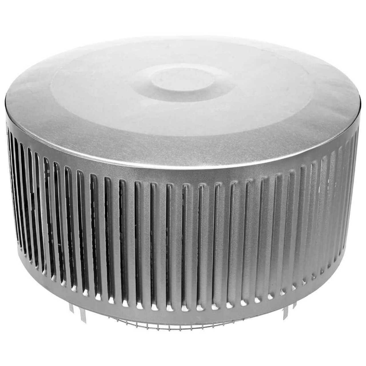 8" Superior Round Chimney Cap with Louvered Screen