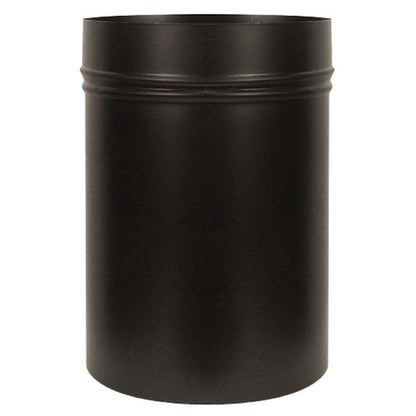 8" 24-Ga. Snap-Lock Black Slip Connector
