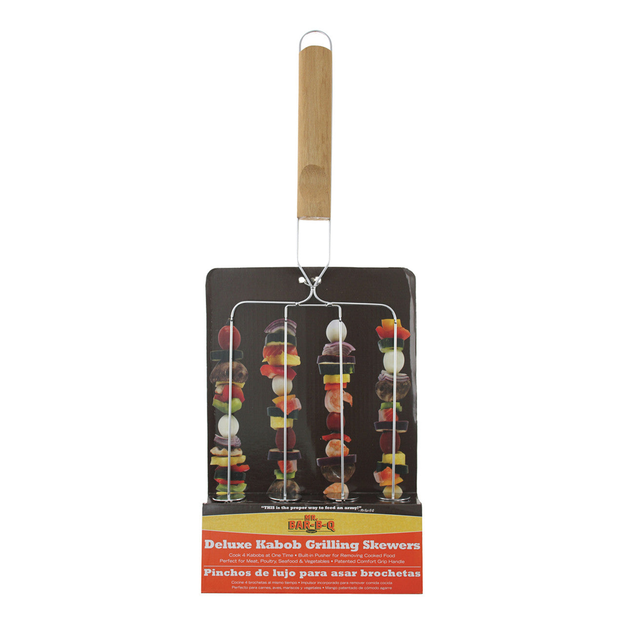 Mr. Bar-B-Q 4 Pronged Kabob Grilling Basket