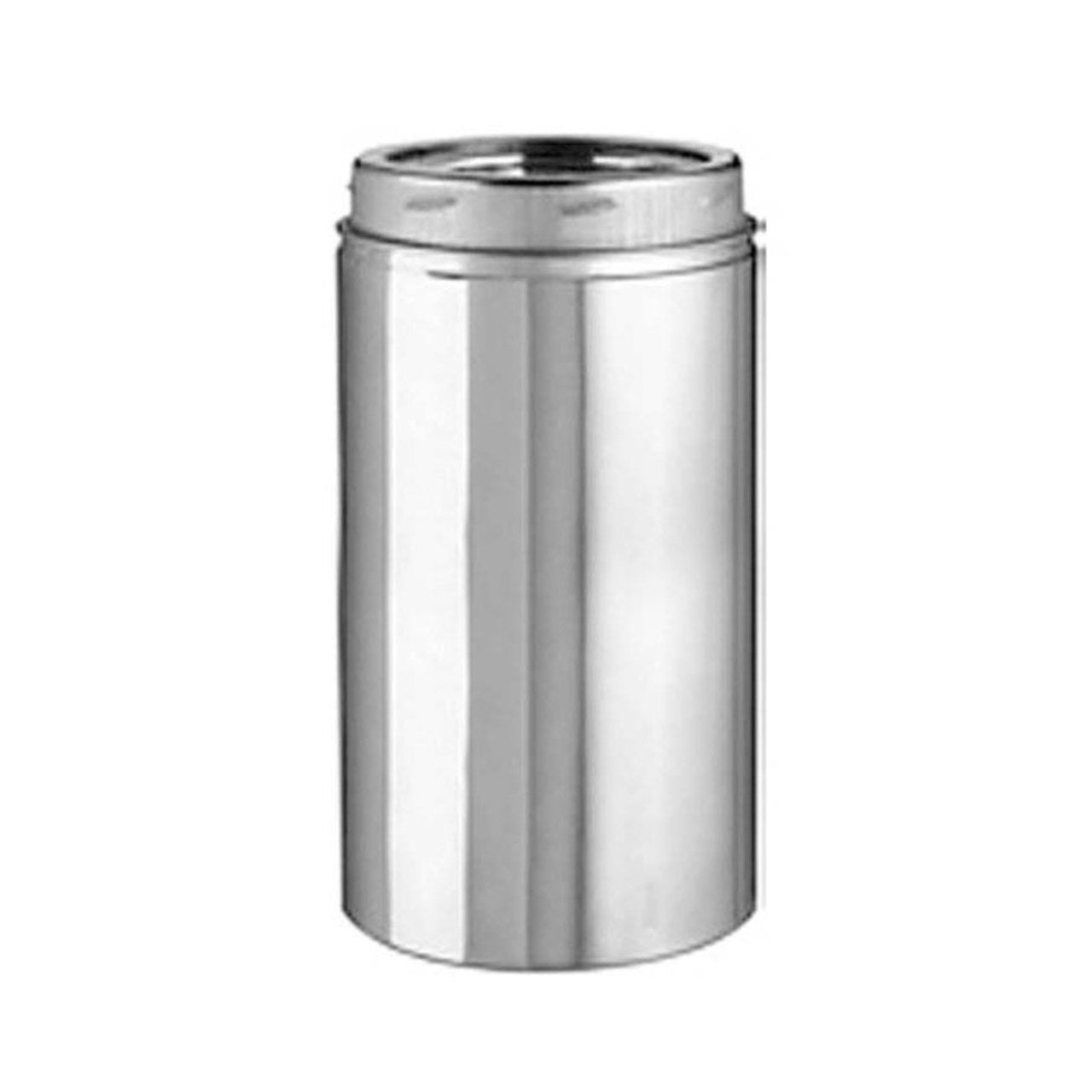 8" x 18" Selkirk Ultra Temp Stainless Chimney Pipe - 208018U