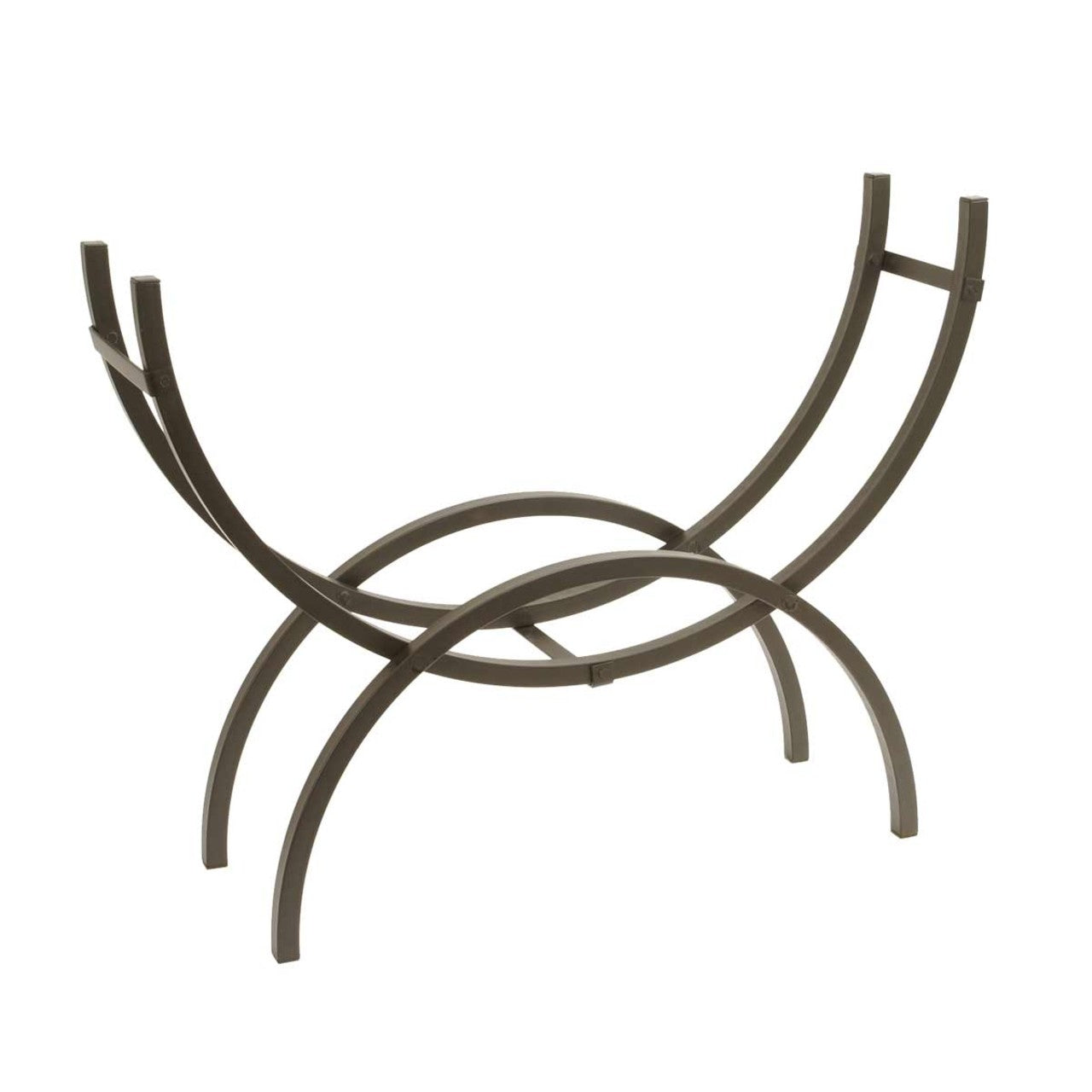 HY-C 60" Black Crescent Log Rack