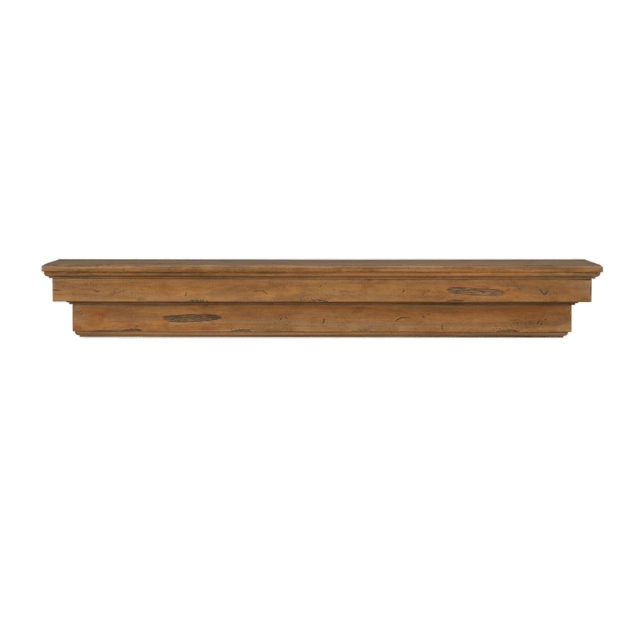 48" Celeste Fireplace Shelf by Pearl Mantels - Dune Distressed Finish
