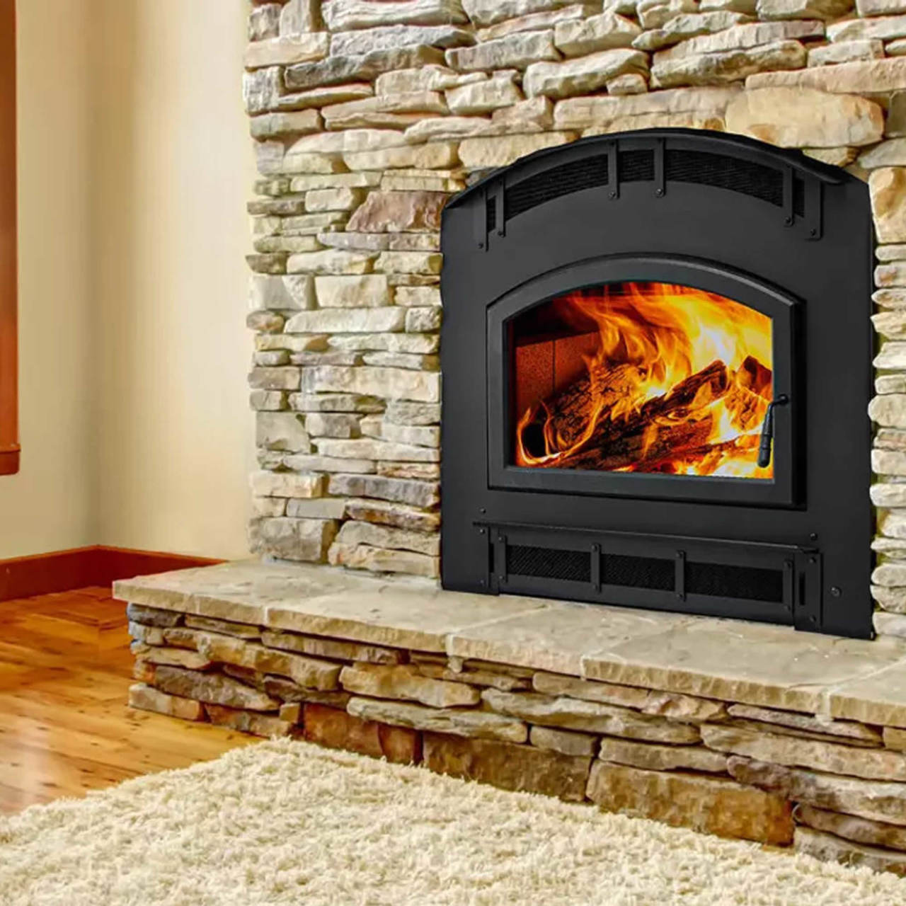 Majestic Mission Arch Front, Classic Black - DF-PIII-MA