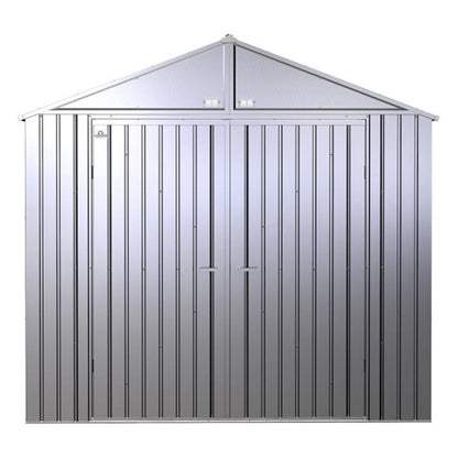 Arrow Elite 8 x 6 Steel Storage Shed - Silver