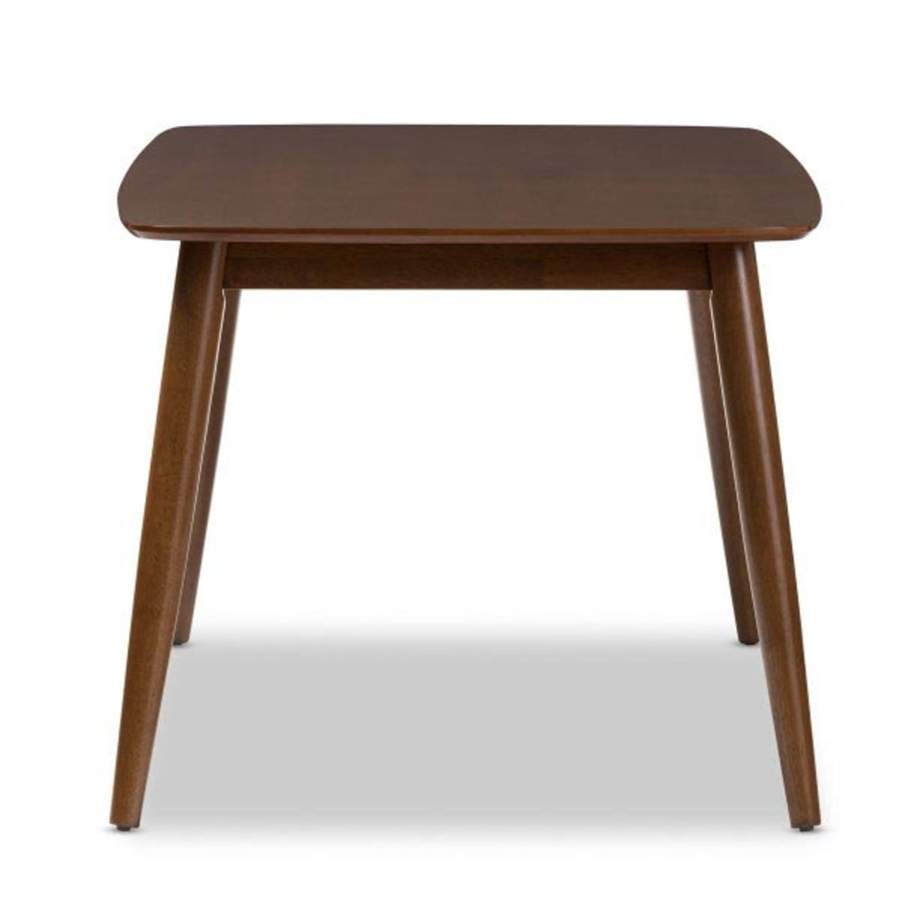 Baxton Studio Flora Mid-Century Modern "Oak" Medium Brown Finishing Wood Dining Table - Less Than Perfect