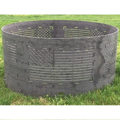 30" Wood Burning Firepit Rings - Multiple Design Options
