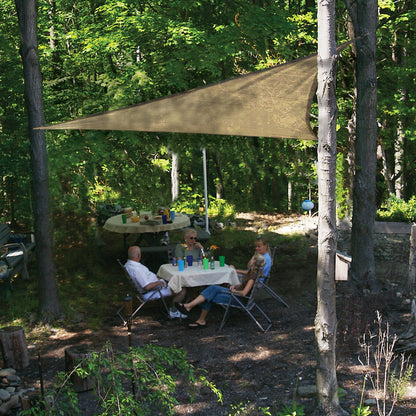 16' x 16' Heavyweight Triangle Shade Sail - Sand