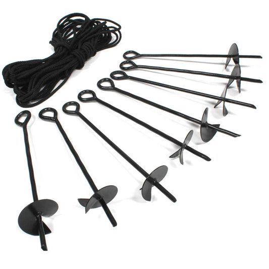 King Canopy 8-Leg Anchor Kit in Black - A8200