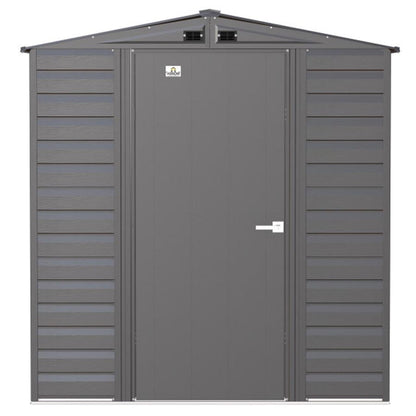 Arrow Select 6 x 5 Steel Storage Shed -  Charcoal