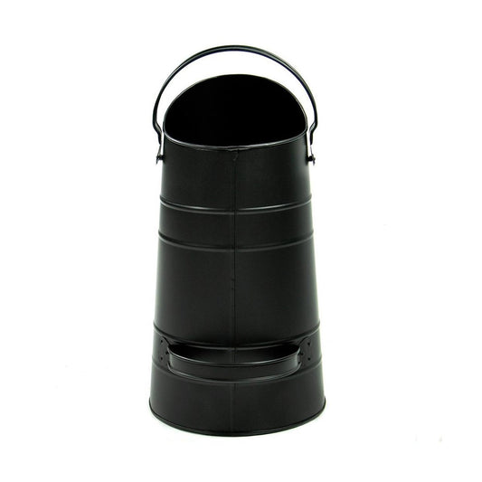 Large Black Pellet Scuttle