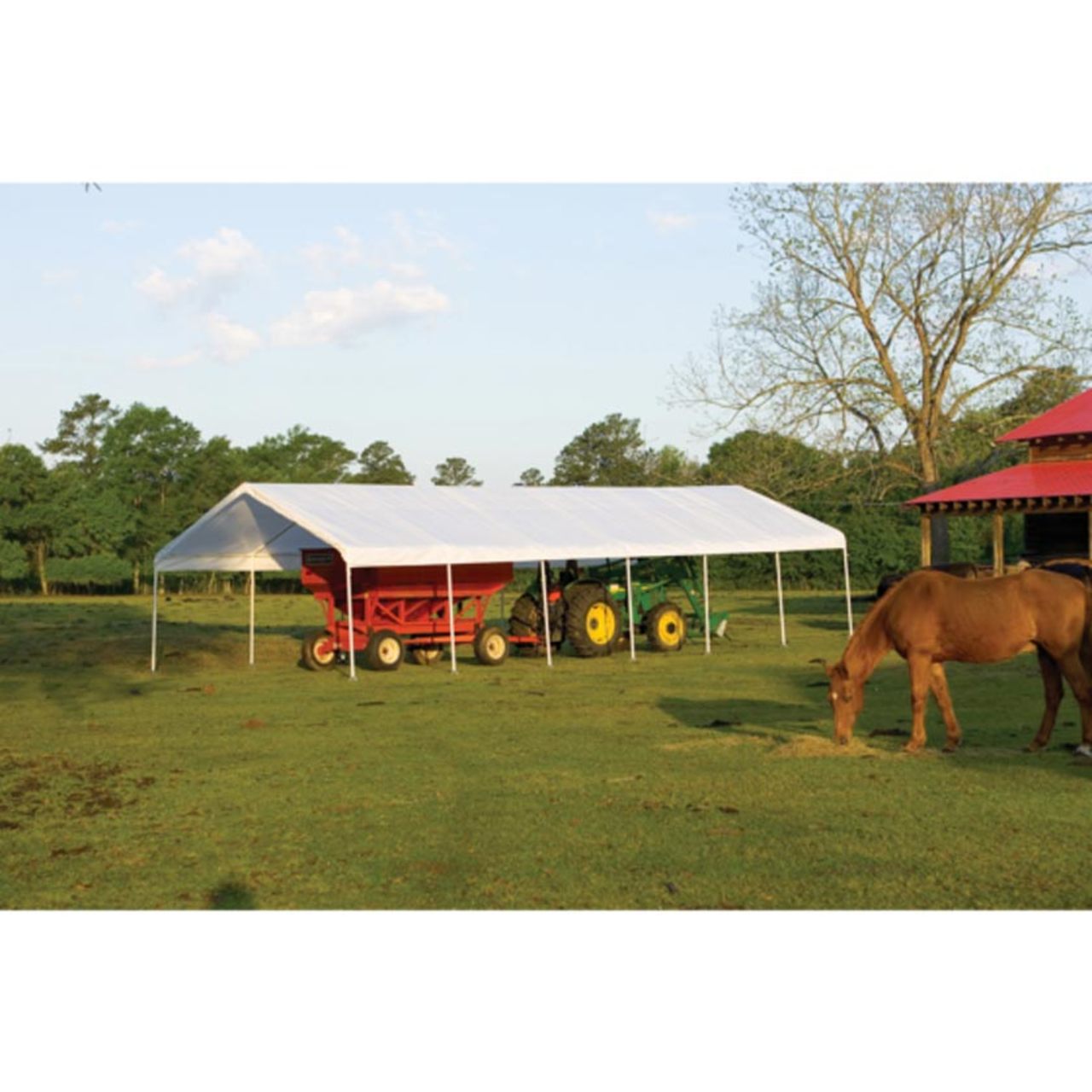 18' x 40' SuperMax Canopy - White