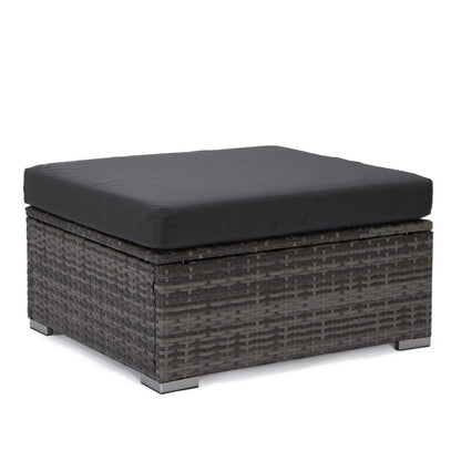 FiveOaks Ashford Patio Collections Ottoman in Dark Gray - Set of 2