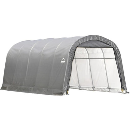 12 x 20 Gray Round Top Garage-in-a-Box