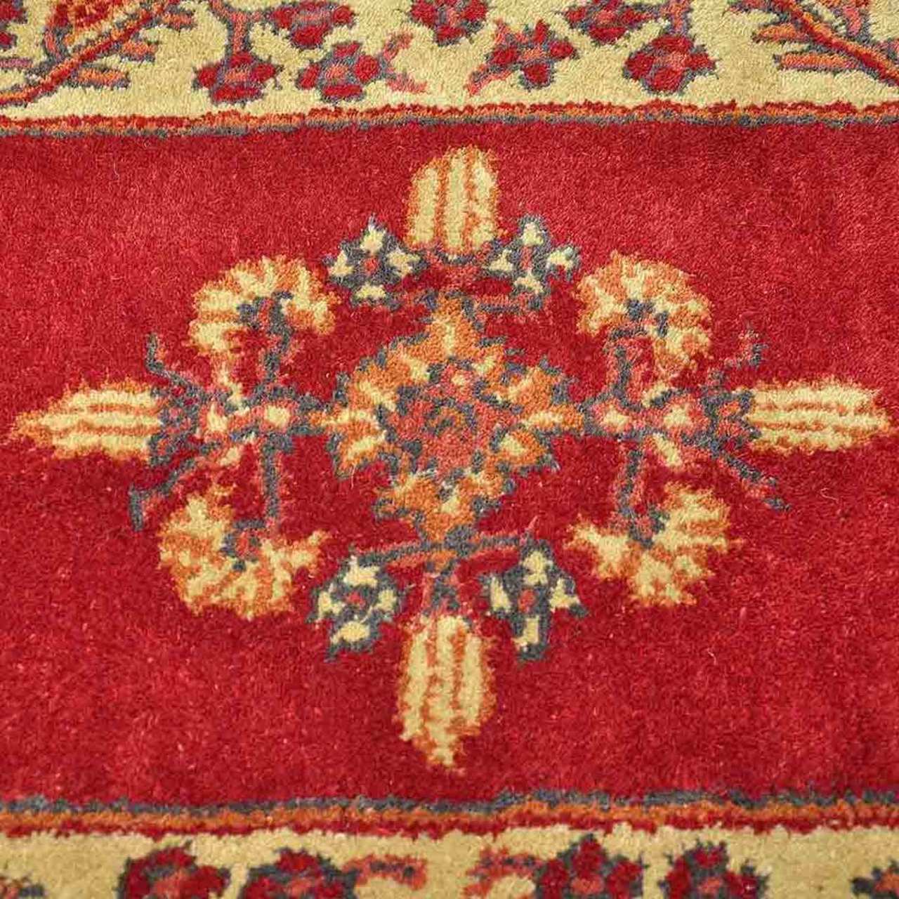 44" Rectangle Vermillion Jardin Fireplace Rug