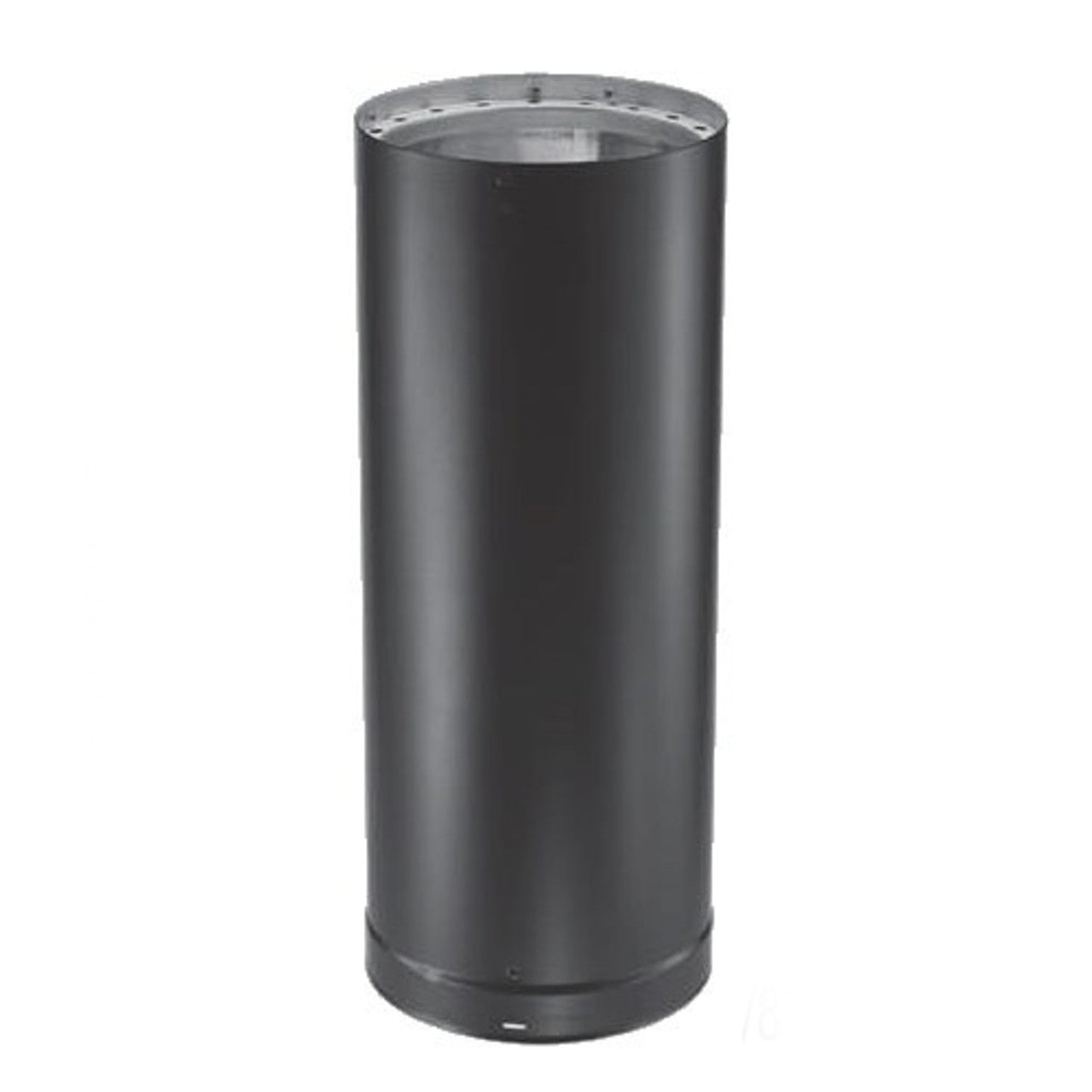 8" x 6" DVL Double-Wall Black Stove Pipe - 8DVL-06