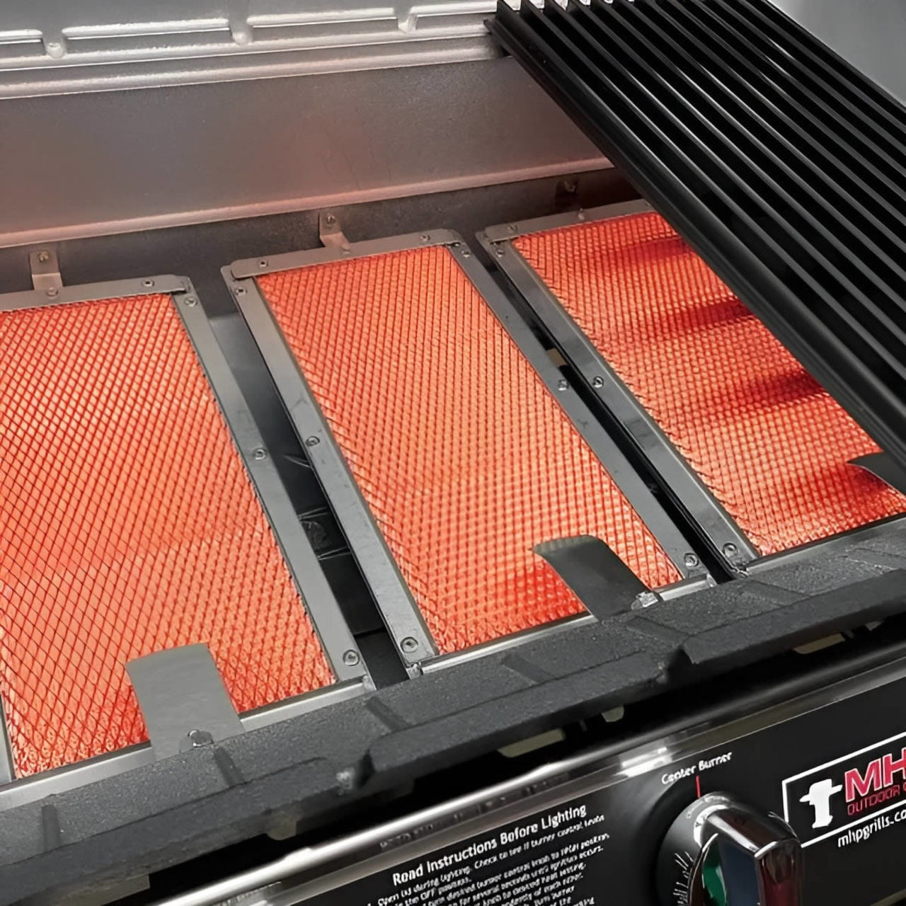 MHP Outdoor Hybrid Gas Grill Head - Sear Magic Grates - WHRG4DD-S