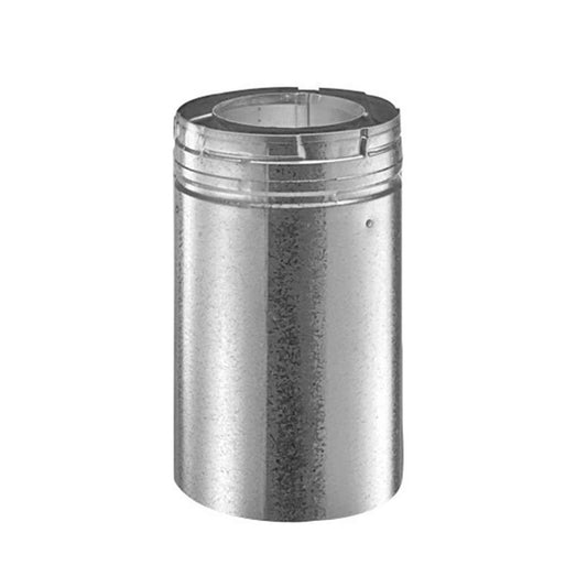 4" x 6 5/8" DirectVent Pro 16" Galvanized Chimney Pipe Extension - 46DVA-16A