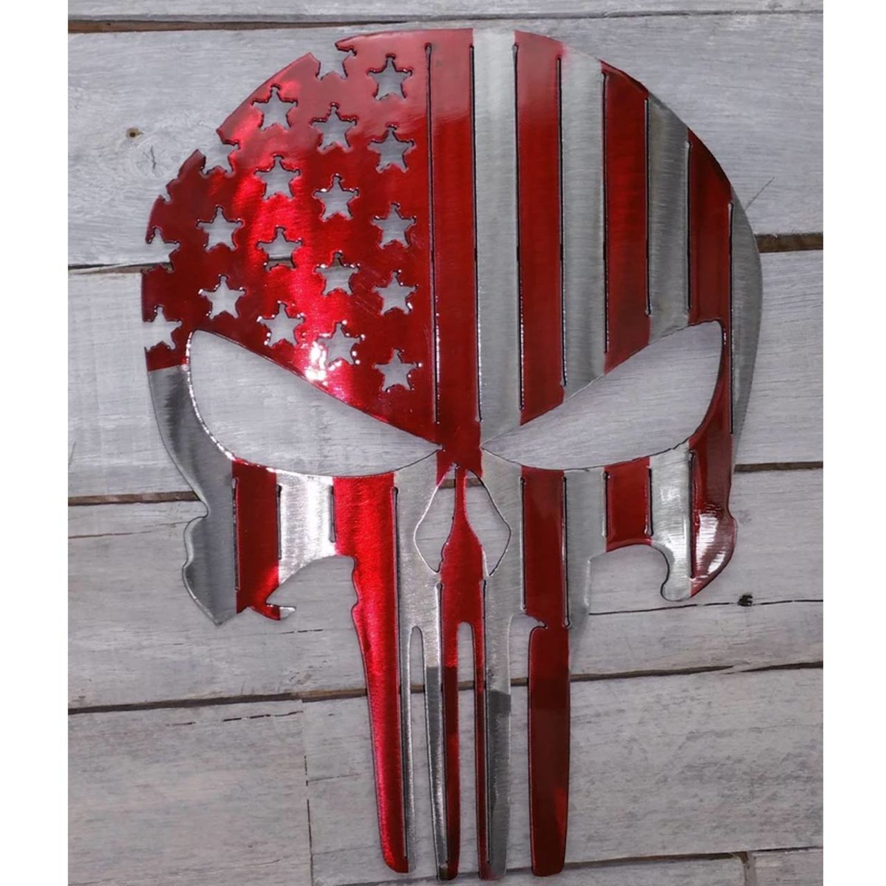 24" Decorative Metal Art - Punisher