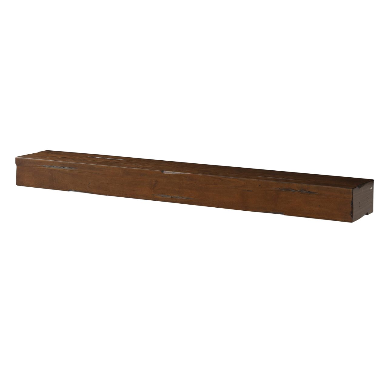 72" Shenandoah Fireplace Shelf by Pearl Mantels - Cherry Distressed Finish